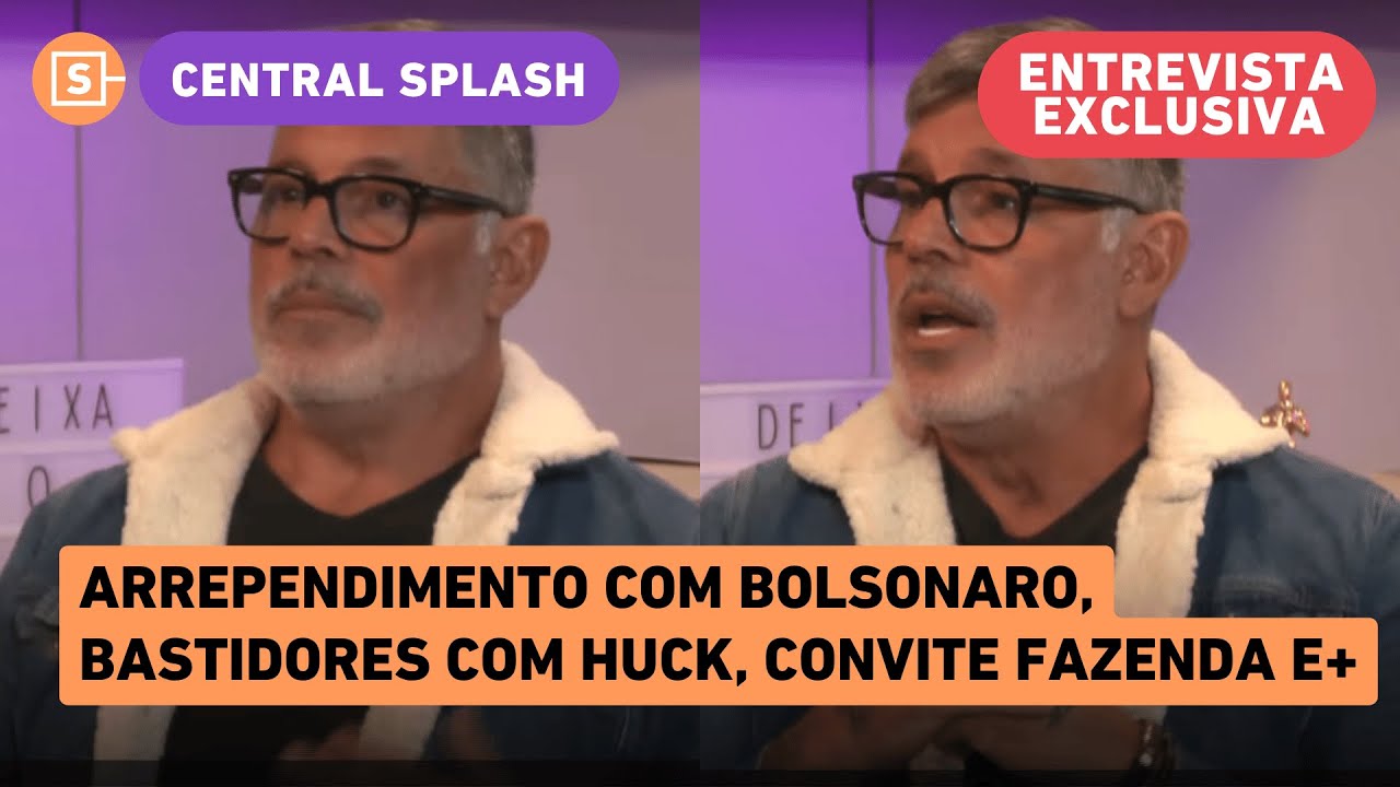Alexandre Frota reage convite da Fazenda, rela&ccedil;&atilde;o com Huck, arrependimento com Bolsonaro!