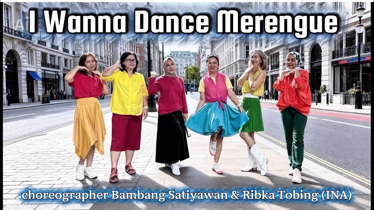 I WANNA DANCE MERENGUE Linedance choreographer Bambang Satiyawan & Ribka Tobing demo by Happy GL LD
