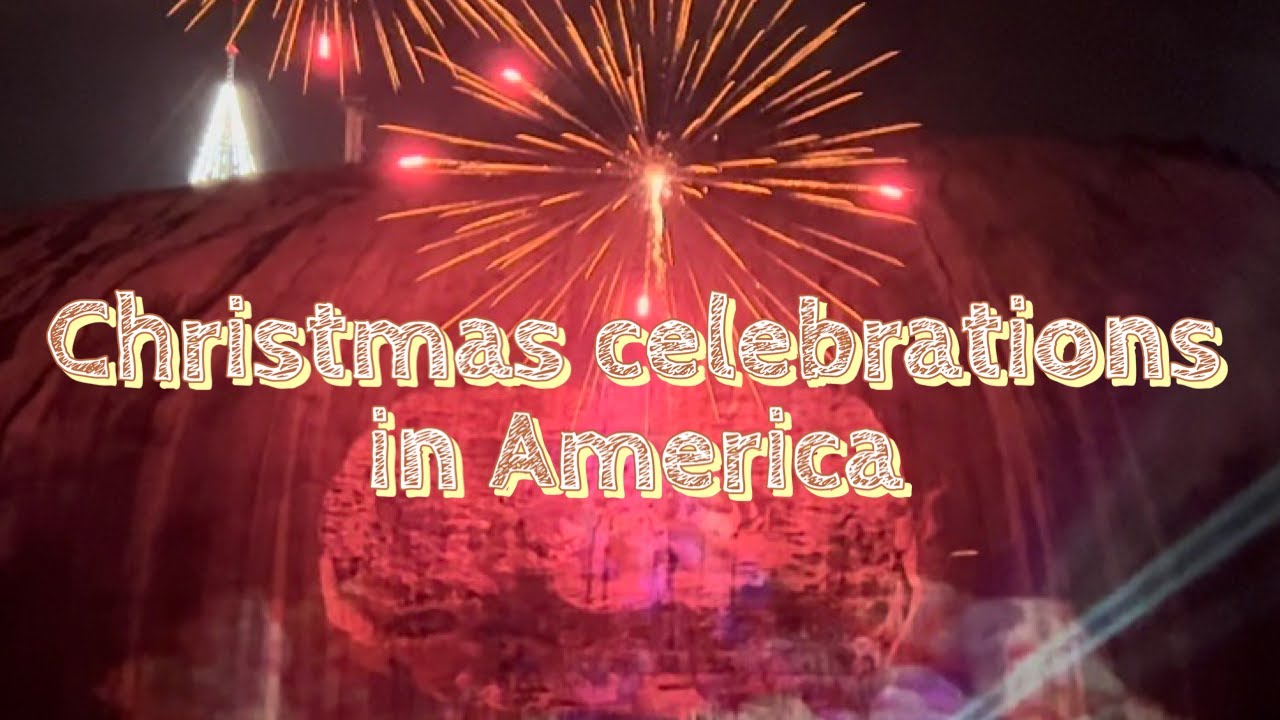Stunning laser show, fireworks, lights and parade - Christmas celebrations in America