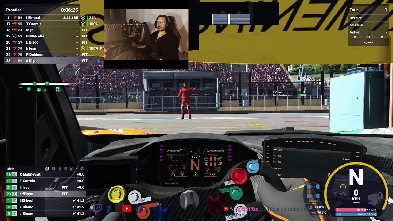 le mans ultimate goooo , triple stream ..  youtube / twith / rejoins moi sur tik tok aussi