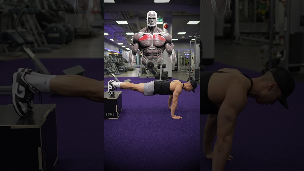 Pushups Variations (UPPER, MIDDLE & LOWER CHEST)