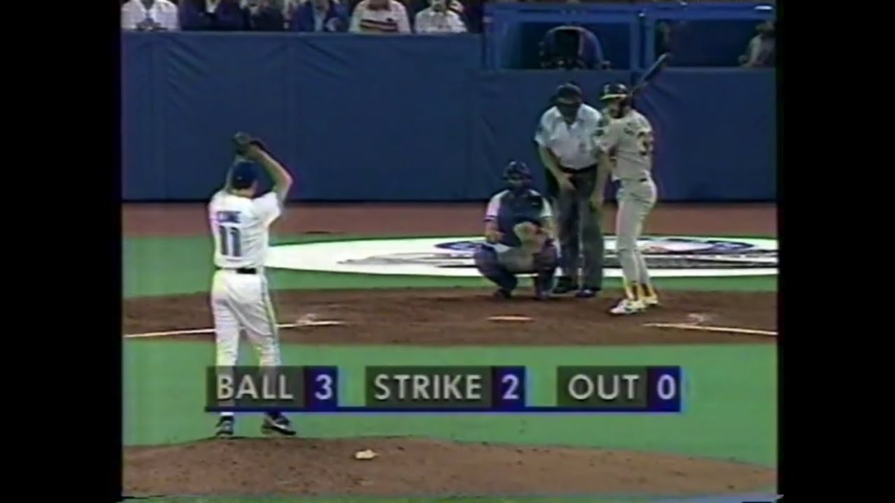 1992 ALCS Game 2 Highlights | Oakland Athletics vs. Toronto Blue Jays