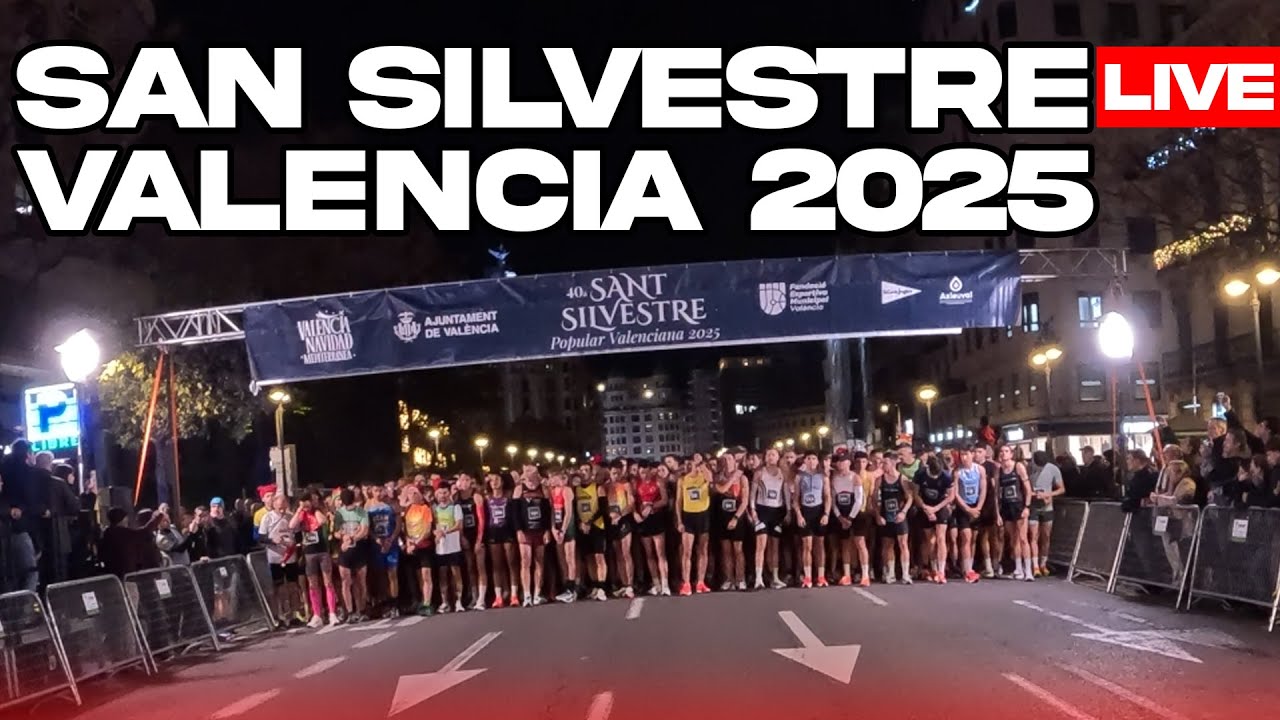 🔴 DIRECTO SAN SILVESTRE VALENCIA 2025 - RETRANSMISIÓN LIVESTREAM IRL