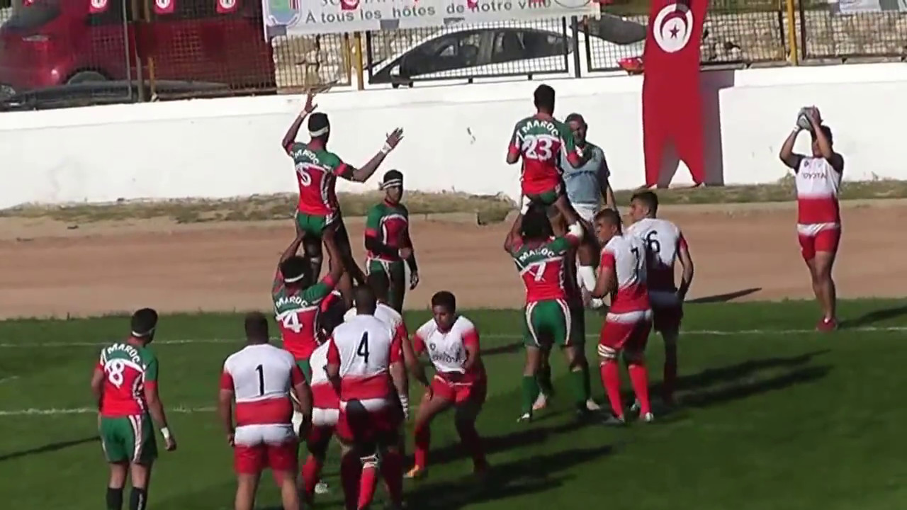 Rugby Afrique Finale Trophée Jean-Luc Barthés U20– Groupe B Monastir 2017 TUNISIE vs MAROC (17/12)