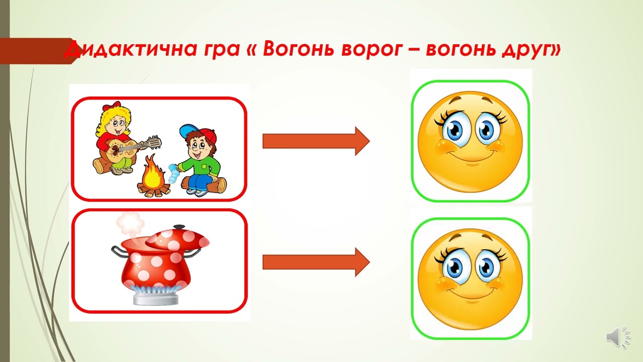 Відео-заняття. Дидактичні ігри з пожежної безпеки.