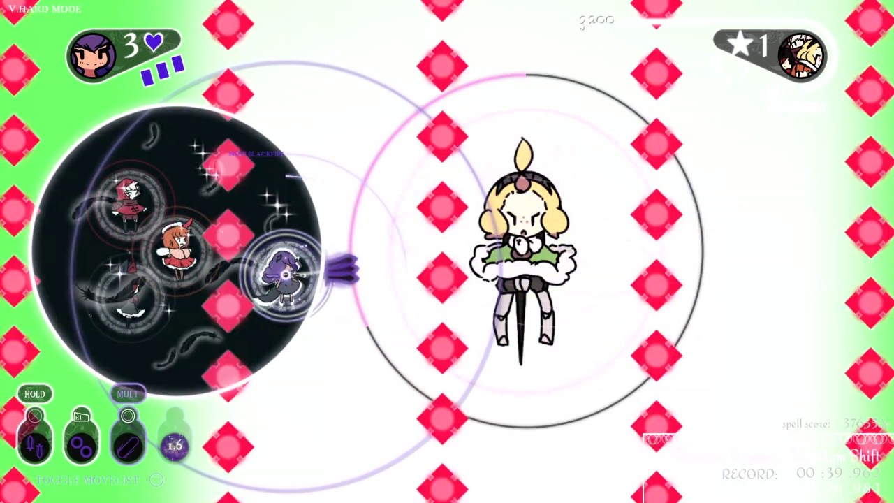 [PC] Maiden & Spell - Story Mode - EX2 Stargazing Downward - Very Hard Perfect Clear - 4,191,850