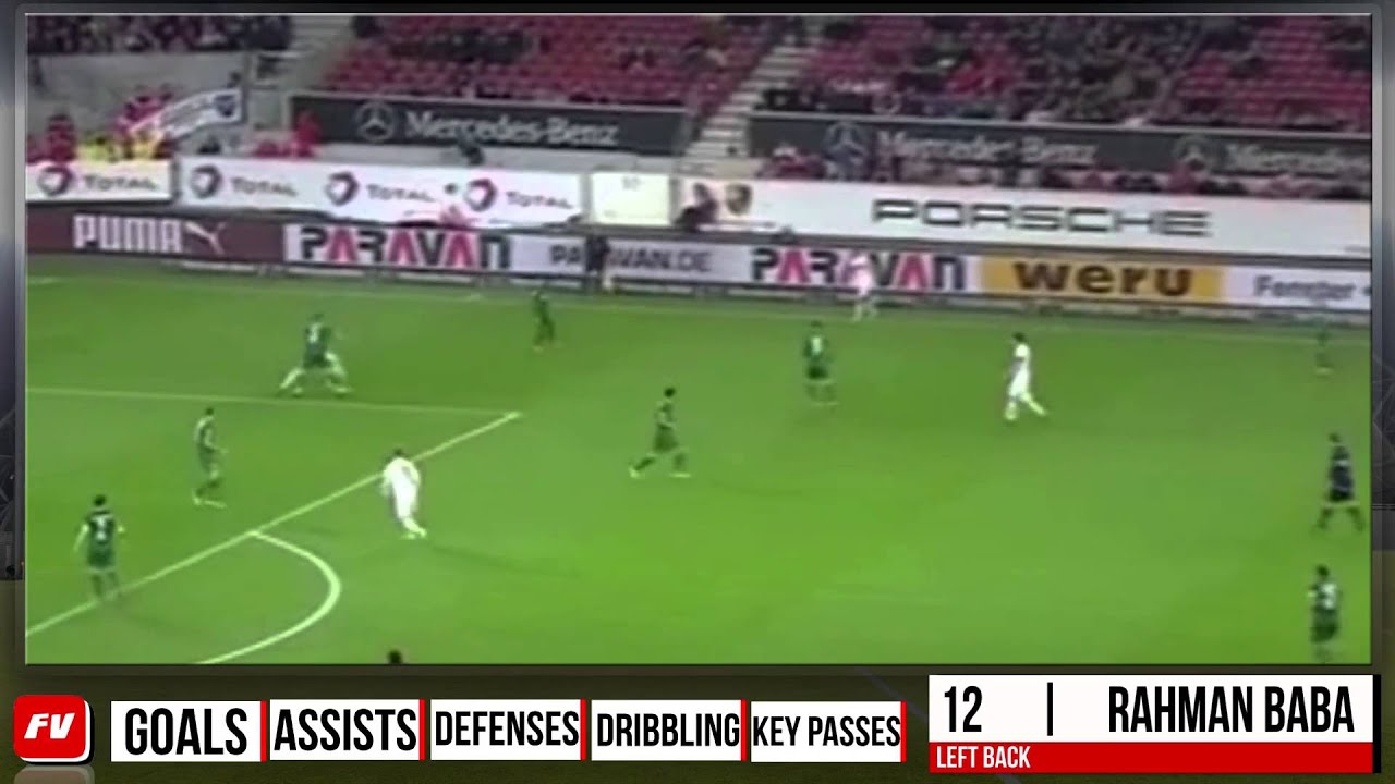 Rahman Baba 2014-2015 [HD] | Goals, Assists, Defenses, Dribbling, Passes | Fc Augsburg, Ghana A