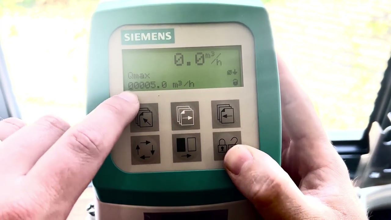 How to change the flow rate units on a Siemens Mag6000 Transmitter - By Mercom Water Products