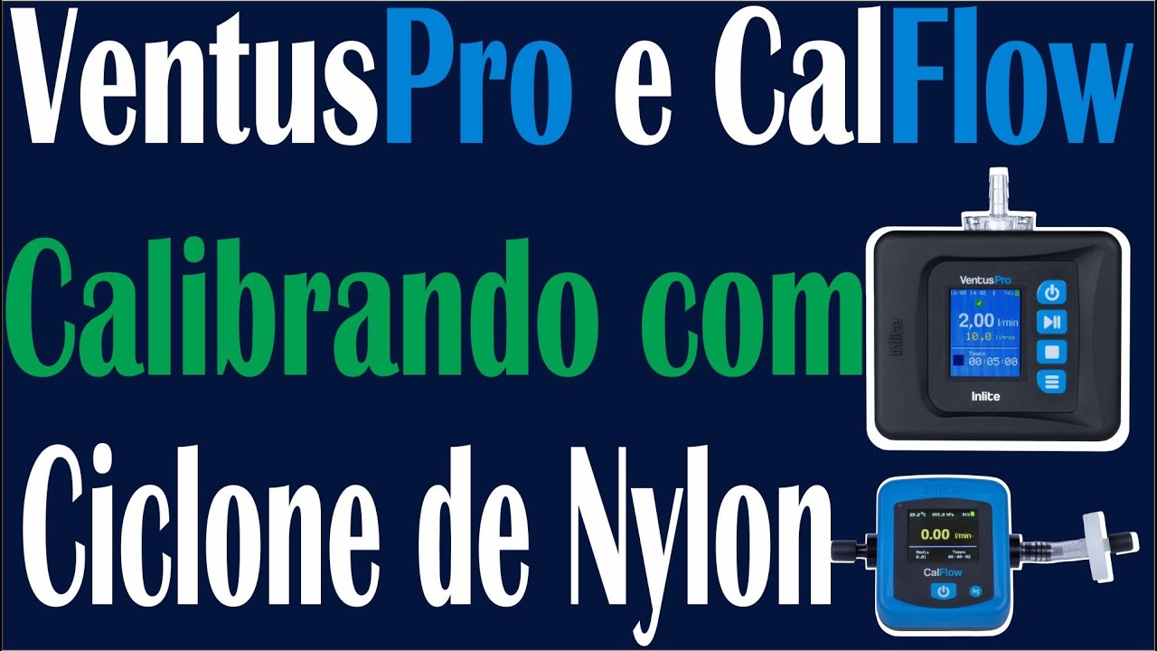 Como fazer a calibração com Ciclone de Nylon utilizando o Kit de Agentes Químicos da Inlite?
