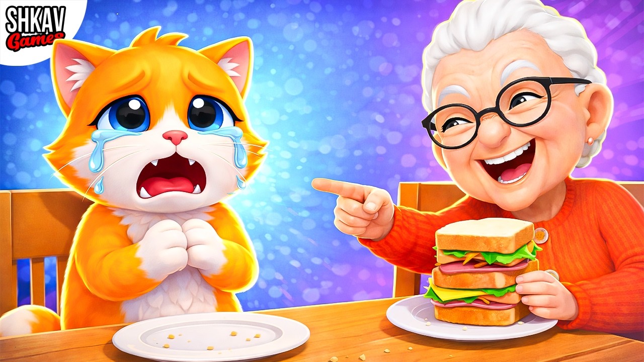 ГДЕ ЕДА КОТА?! БАБКА НЕ КОРМИТ МЕНЯ! ПОЧЕМУ!? I AM CAT VR! / Часть 73