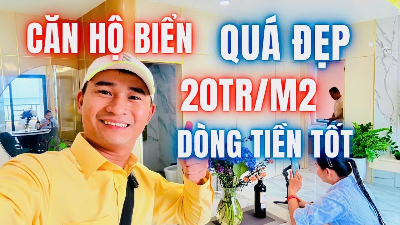 ( đã bán ) Bật mí căn hộ view biển Nha Trang dòng tiền 20tr/ tháng vào ở ngay ! Quá đẹp