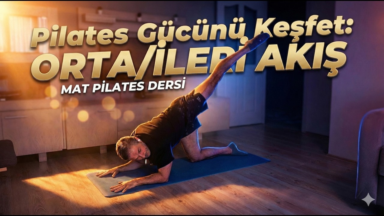 Pilates Gücünü Keşfet: Orta/İleri Seviye Mat Pilates Akışı