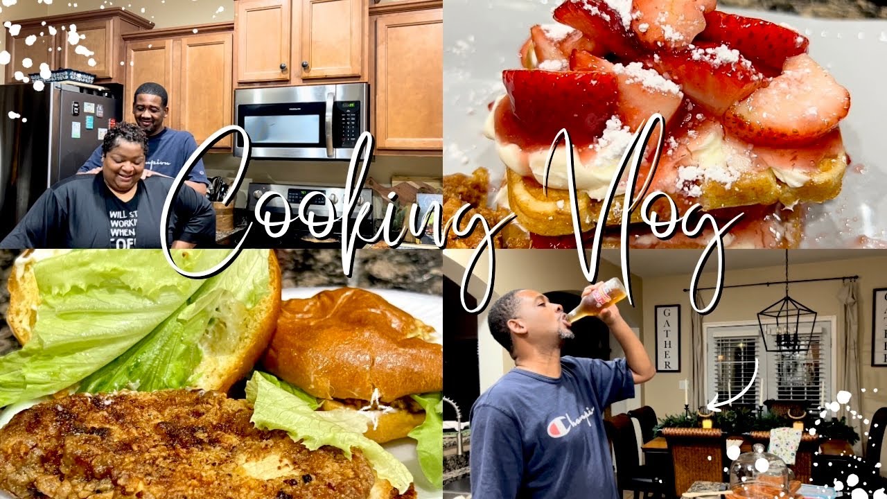 COOKING VLOG | IN THE KITCHEN WITH MEECH AND MONICA | BEING VULNERABLE IN A MARRIAGE
