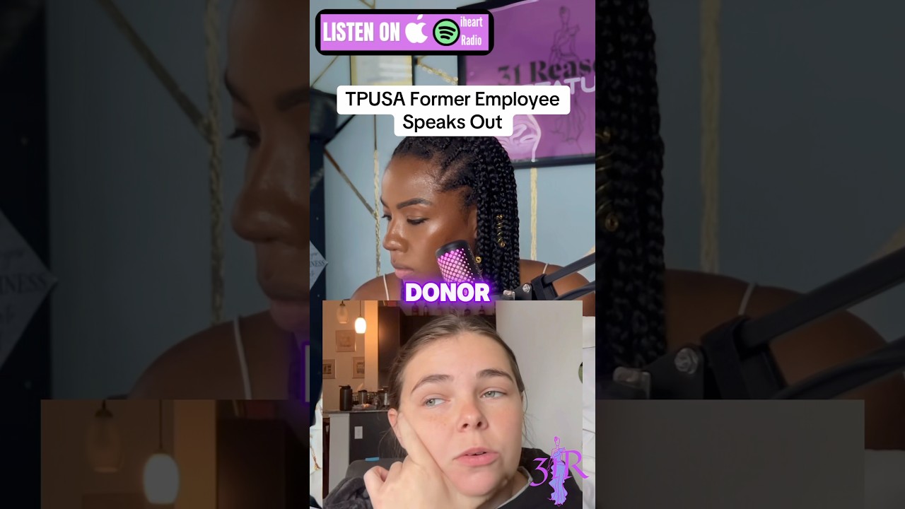 TPUSA Former Employee Speaks Out‼️#candaceowens #tpusa