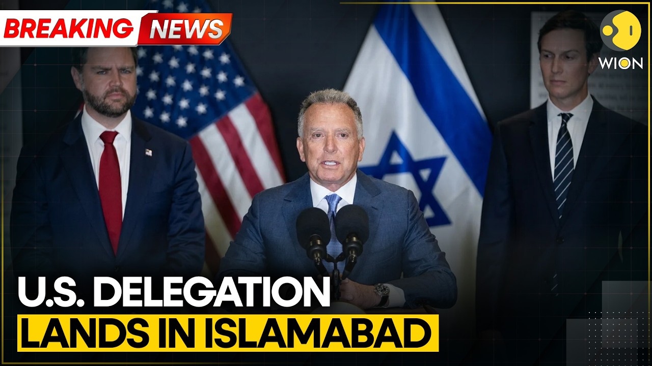 BREAKING: US Delegation Lands In Islamabad For Iran Talks Amid High-Stakes Diplomacy | WION