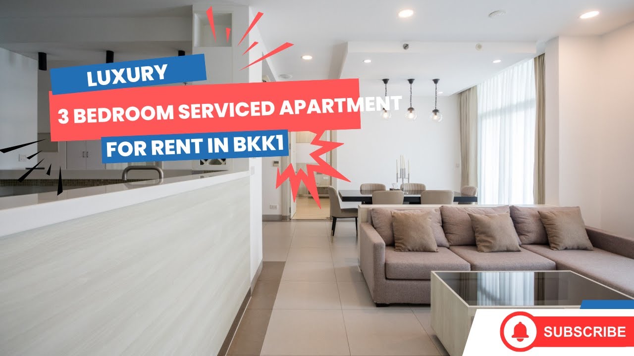 N4303168 - Luxury 3 Bedroom Serviced Apartment For Rent in BKK1