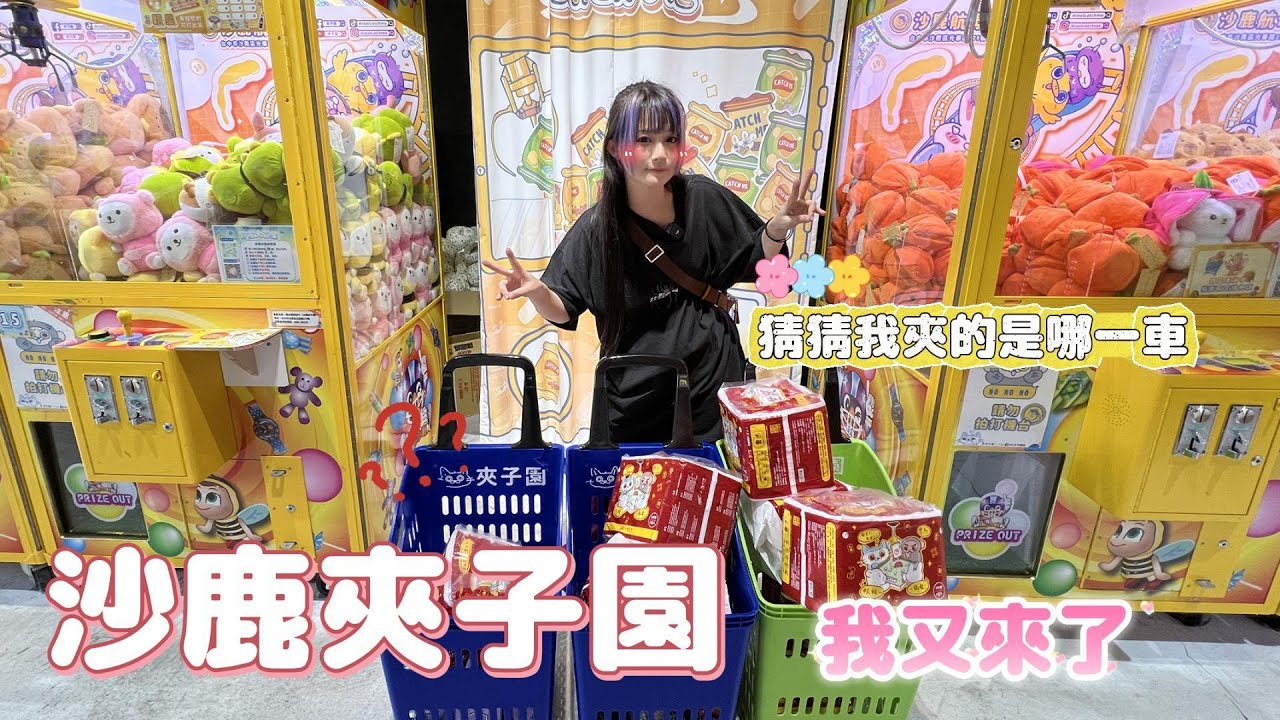 🤍張漓🤍500元挑戰！沙鹿夾子園我來了，原來我是打衛生紙的高手？！
