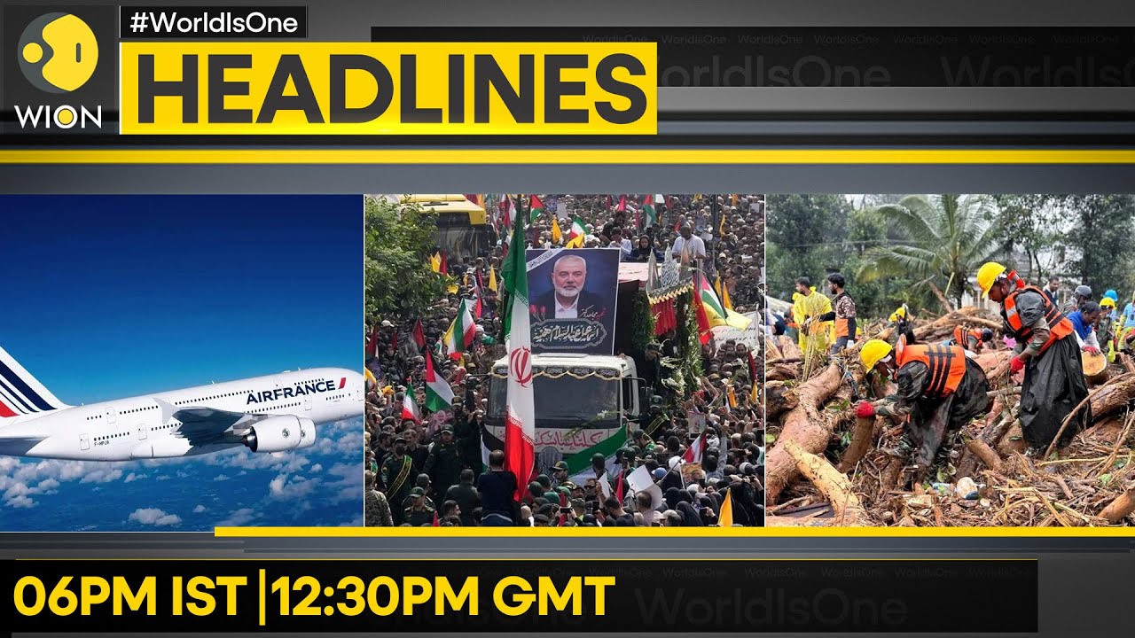 Short-range projectile' killed Haniyeh: Iran | Netanyahu set to fire Gallant: Media | WION Headlines