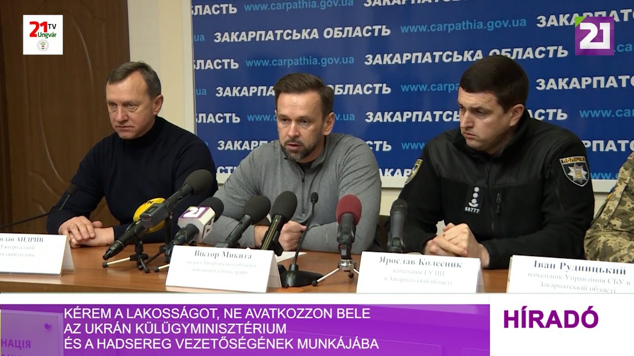 Viktor Mikita: kérem a lakosságot, ne avatkozzon bele a külügyminisztérium és a hadsereg munkájába