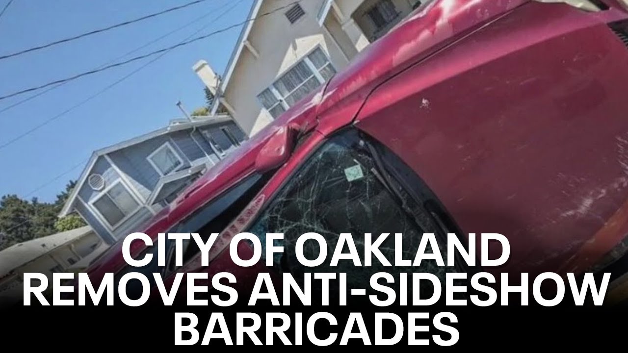 Oakland rips out neighborhood's anti-sideshow barricades | KTVU