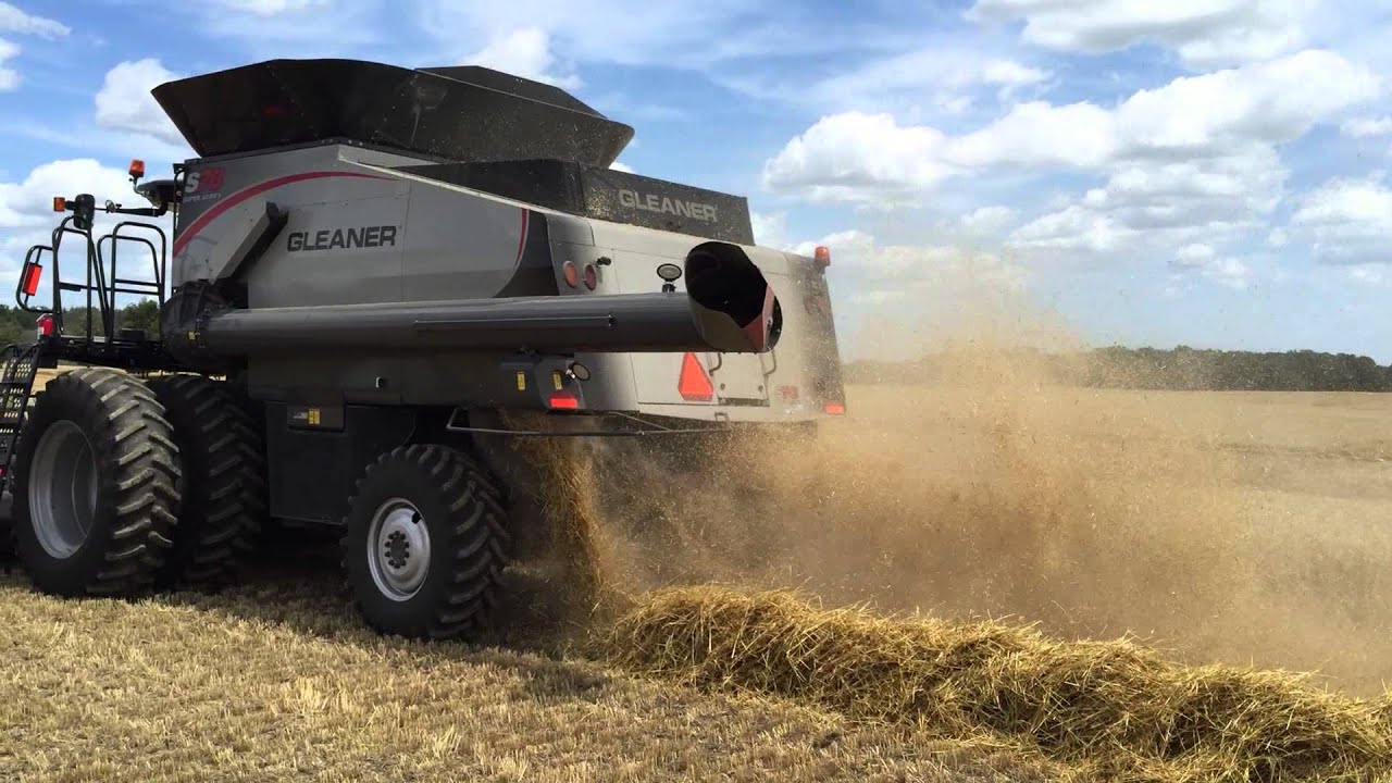 Gleaner S78 Northern IL Wheat Harvest 2015