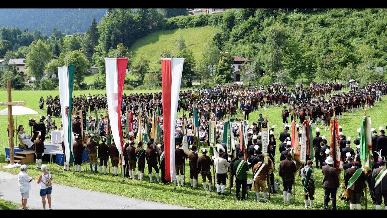Wintersteller Bataillonsfest 2018 in Fieberbrunn - Feldmesse am Sonntag