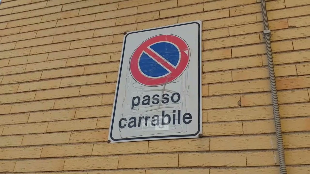 Il mistero del passo carrabile