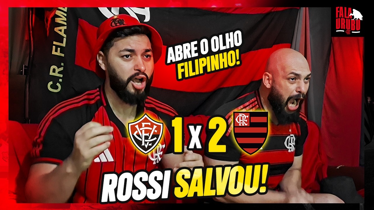 REACT VITÓRIA 1X2 FLAMENGO! ROSSI SALVA MENGÃO EM NOVA PARTIDA PATÉTICA!