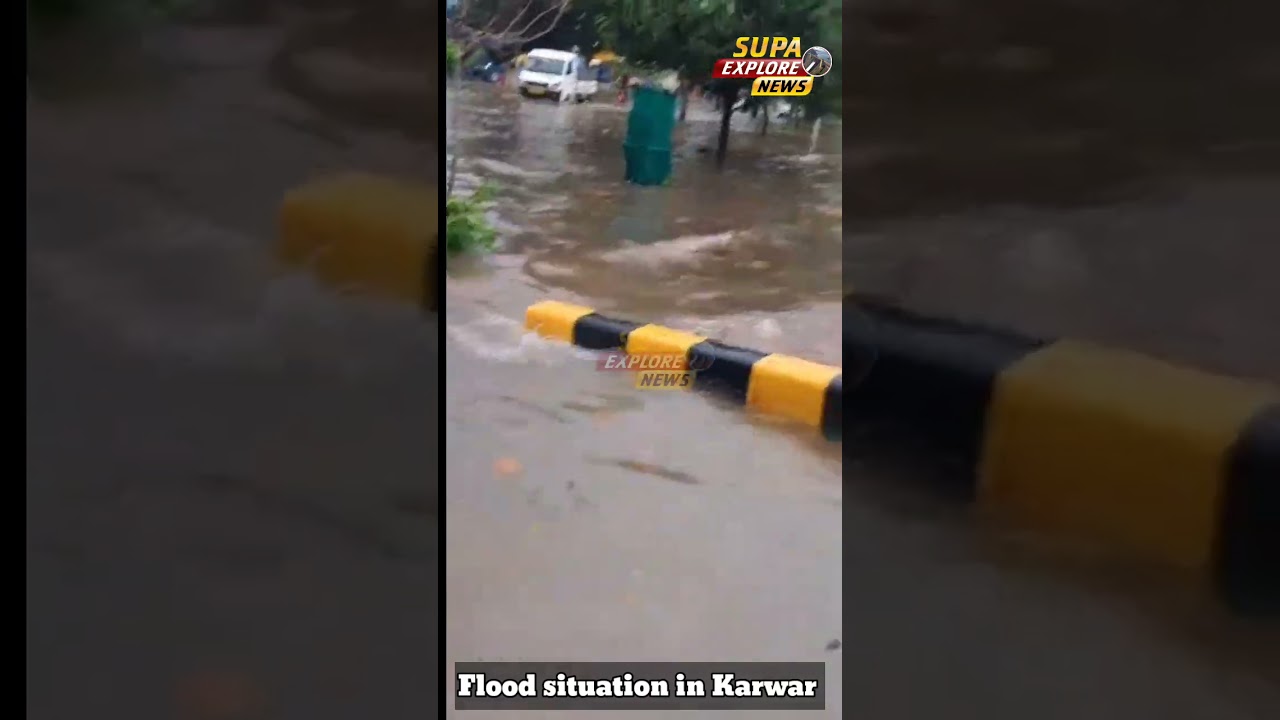 Flood situation in Karwar city