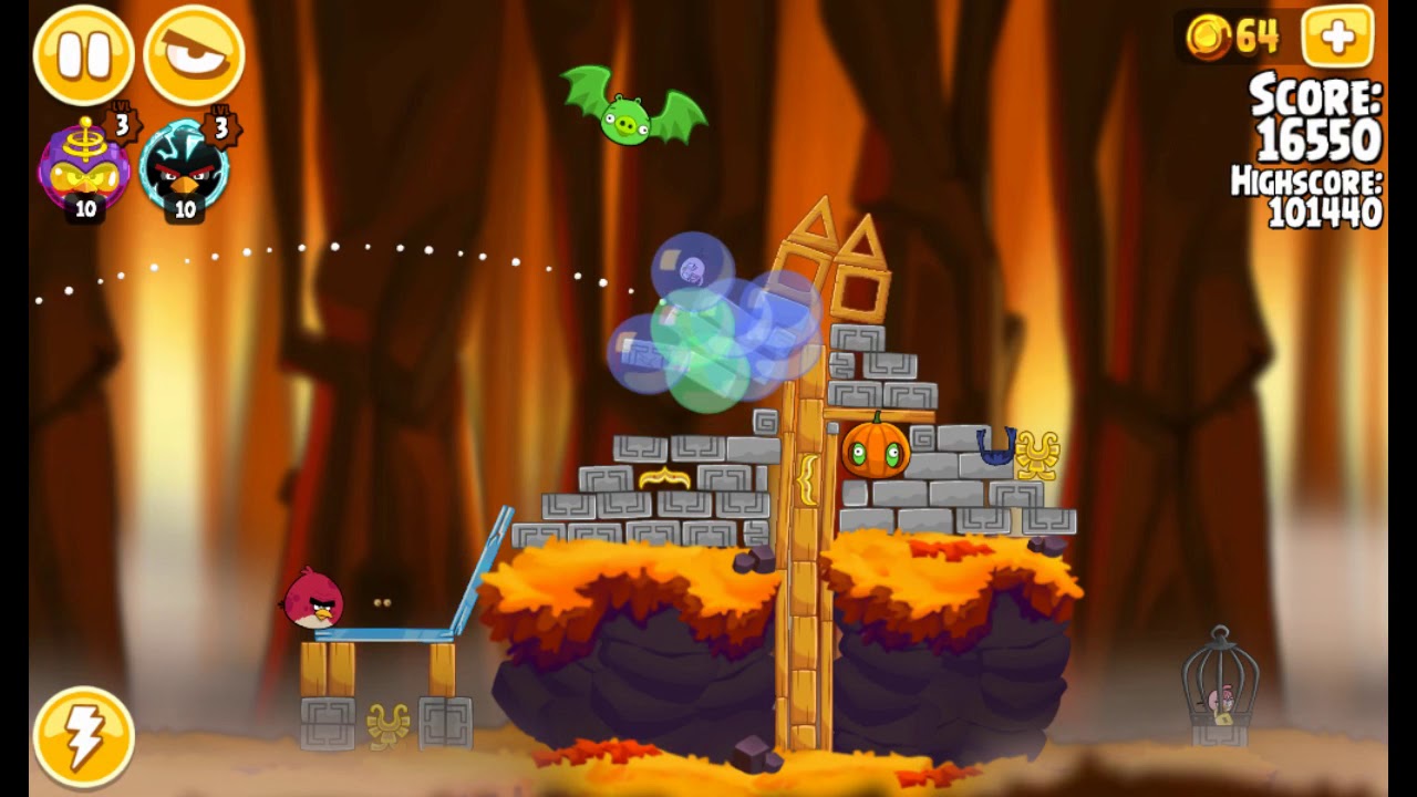 Angry Birds Seasons - Hammier Things - Level 1-10 - 106,080 - World Record!