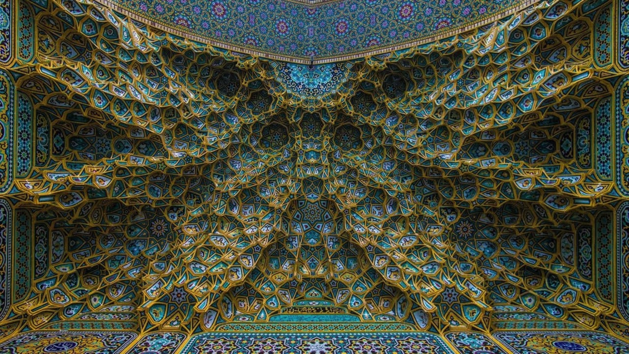 Turn Your TV Into Art I Mathematical Beauty: Isfahan’s Turquoise Tilework in 4K