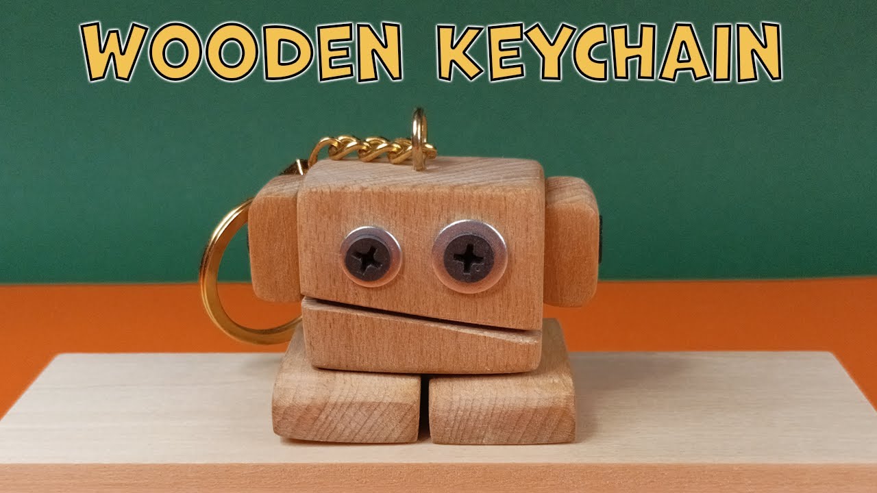 Wooden Keychains making