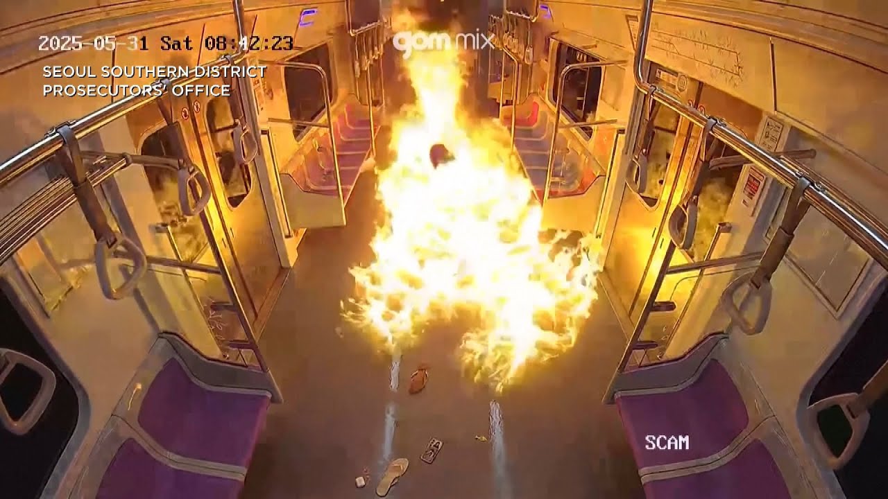 Suspect Sets Fire to Packed Subway Car in South Korea: Officials