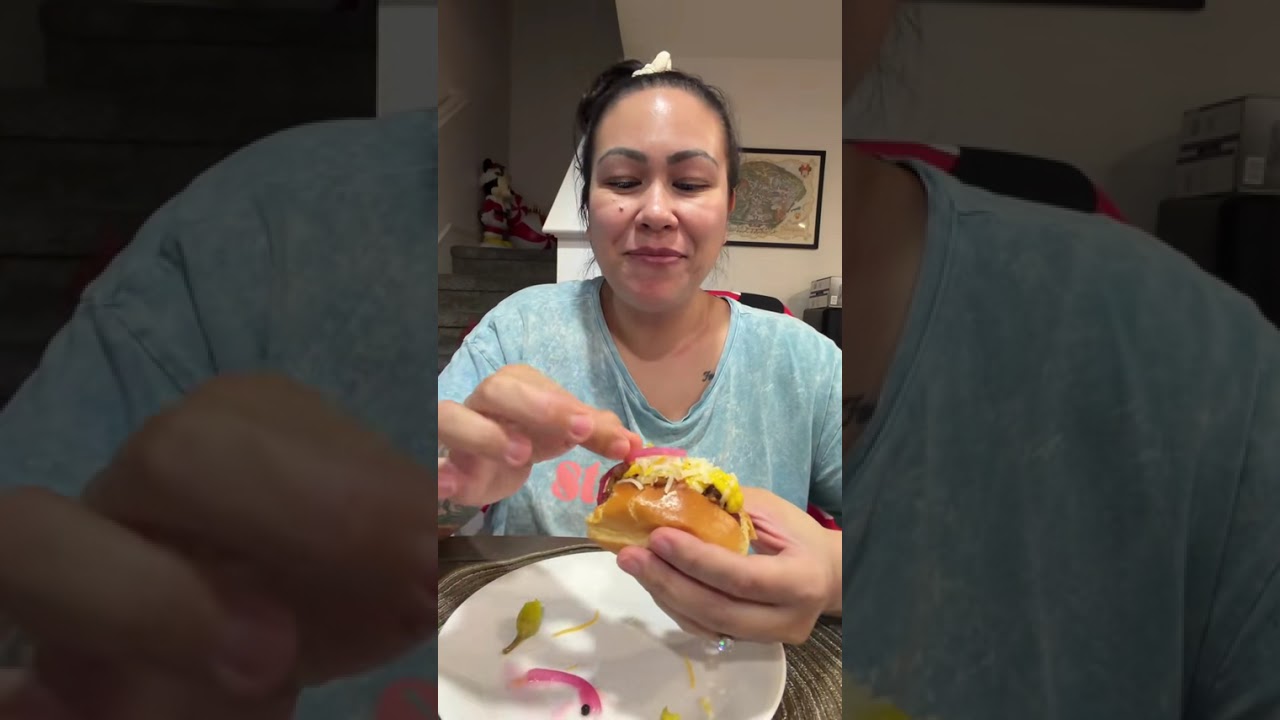 CHILI DOGS FOR DINNER