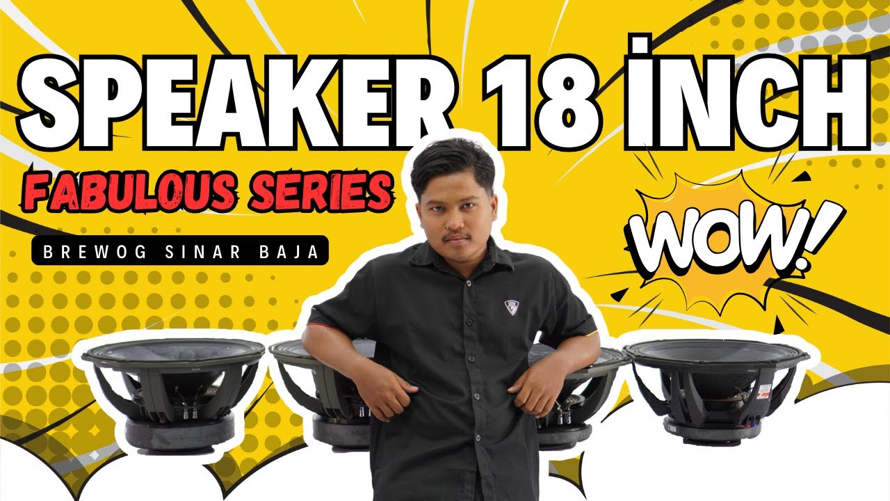 SPEAKER 18 INCH ACR FABULOUS SERIES, DIJAMIN SUARA MENGGELEGARRR GGARRRR GARRR🔊‼️
