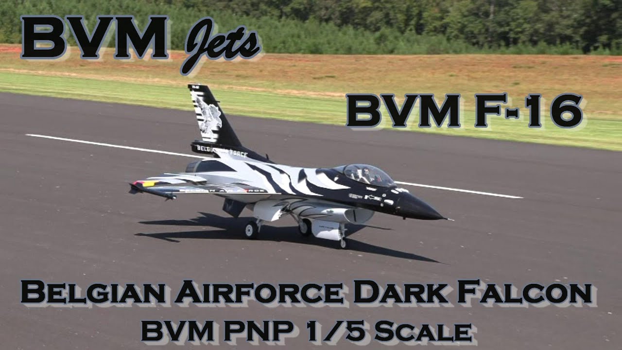 Carlos Paez - BVM Jets BVM F-16 PNP Scale Jet Dark Falcon - 9-15-2021