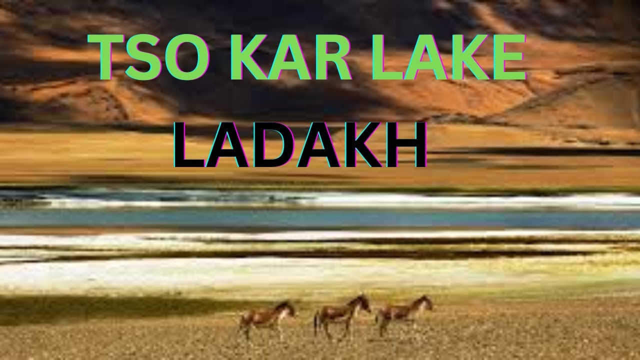 Discover the Mystical Tso Kar Lake in Ladakh!