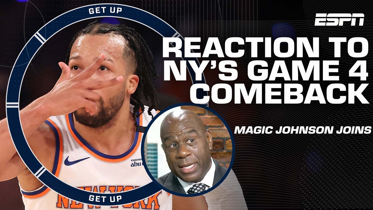 Stephen A. crashes Magic Johnson's interview 🎤 Address Lakers title hopes & LeBron's future | Get Up