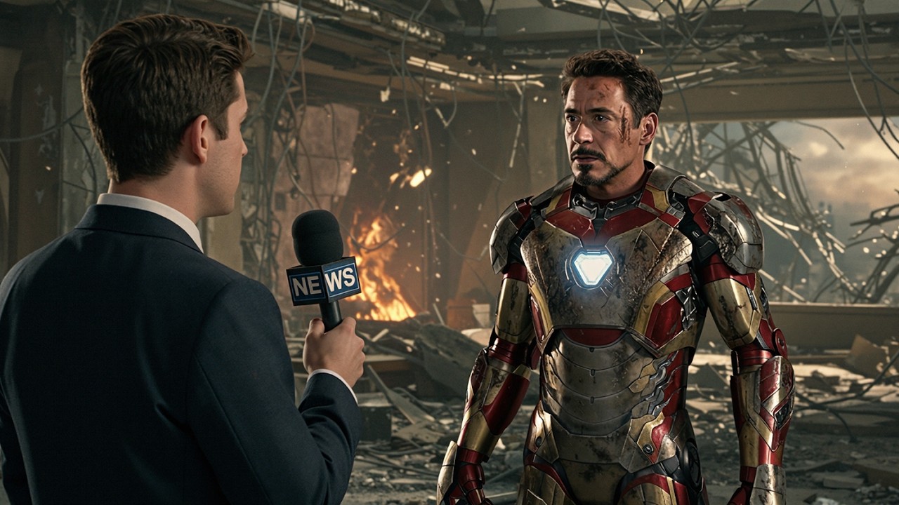 AI Interviews Marvel Superheroes