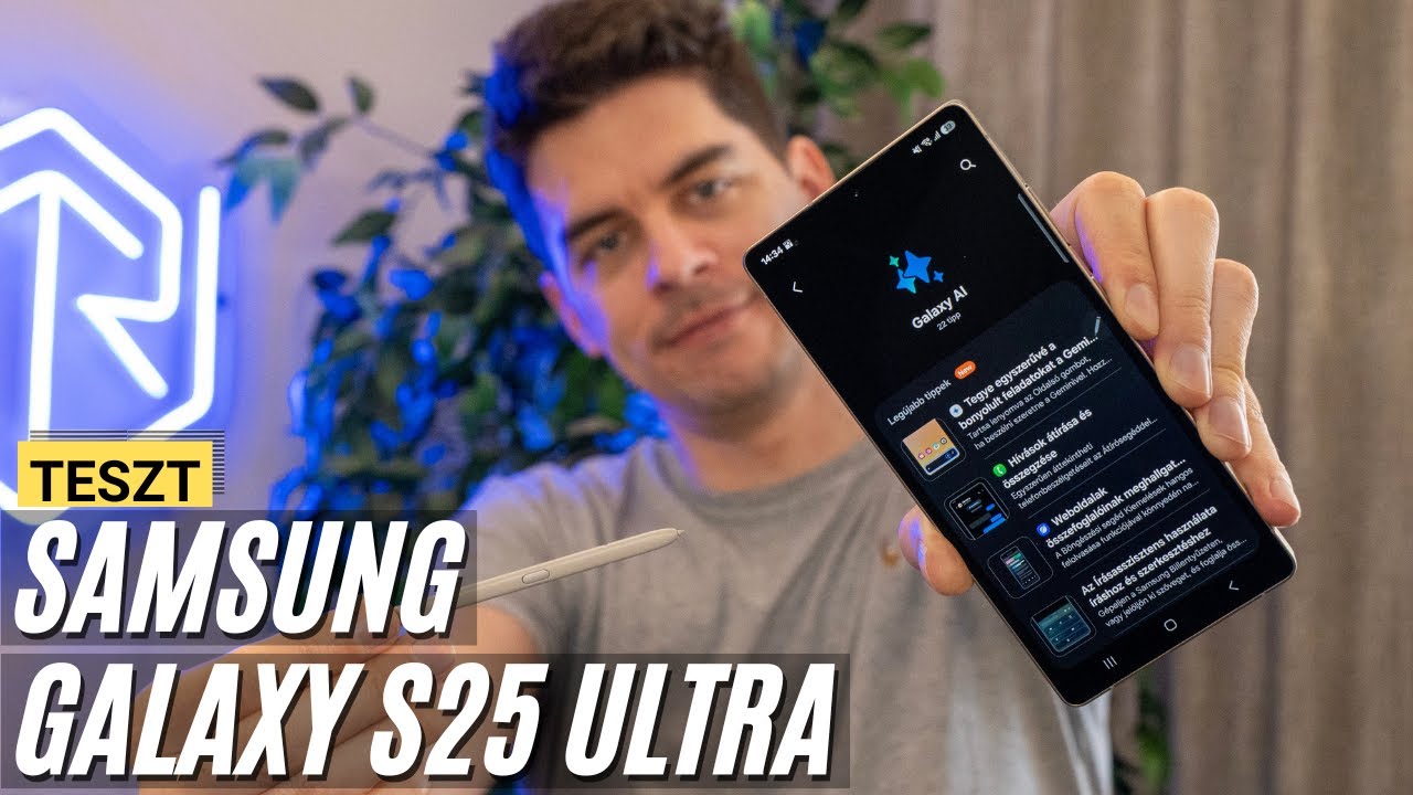 Samsung Galaxy S25 Ultra teszt - Ilyen a Samsung CSÚCSA! (+nyereményjáték)