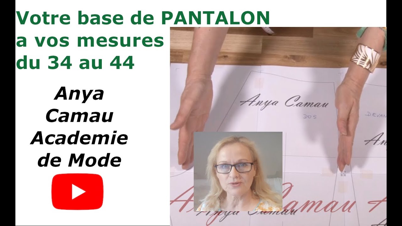 Comment adapter votre base de Pantalon à vos mesures  🤩 et vos patrons seront parfaits! 😎🥳