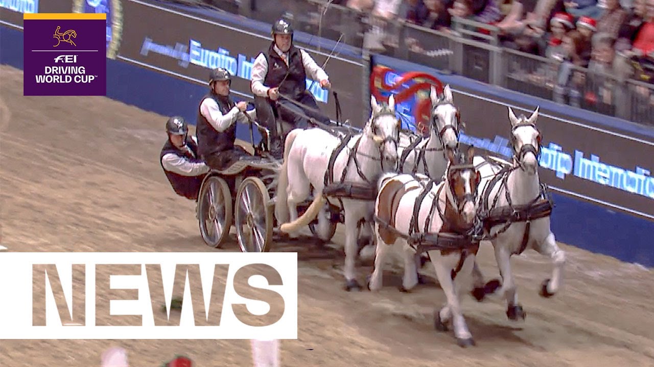 Boyd Exell fulfills himself a Christmas wish | FEI Driving World Cup™ London (GBR)