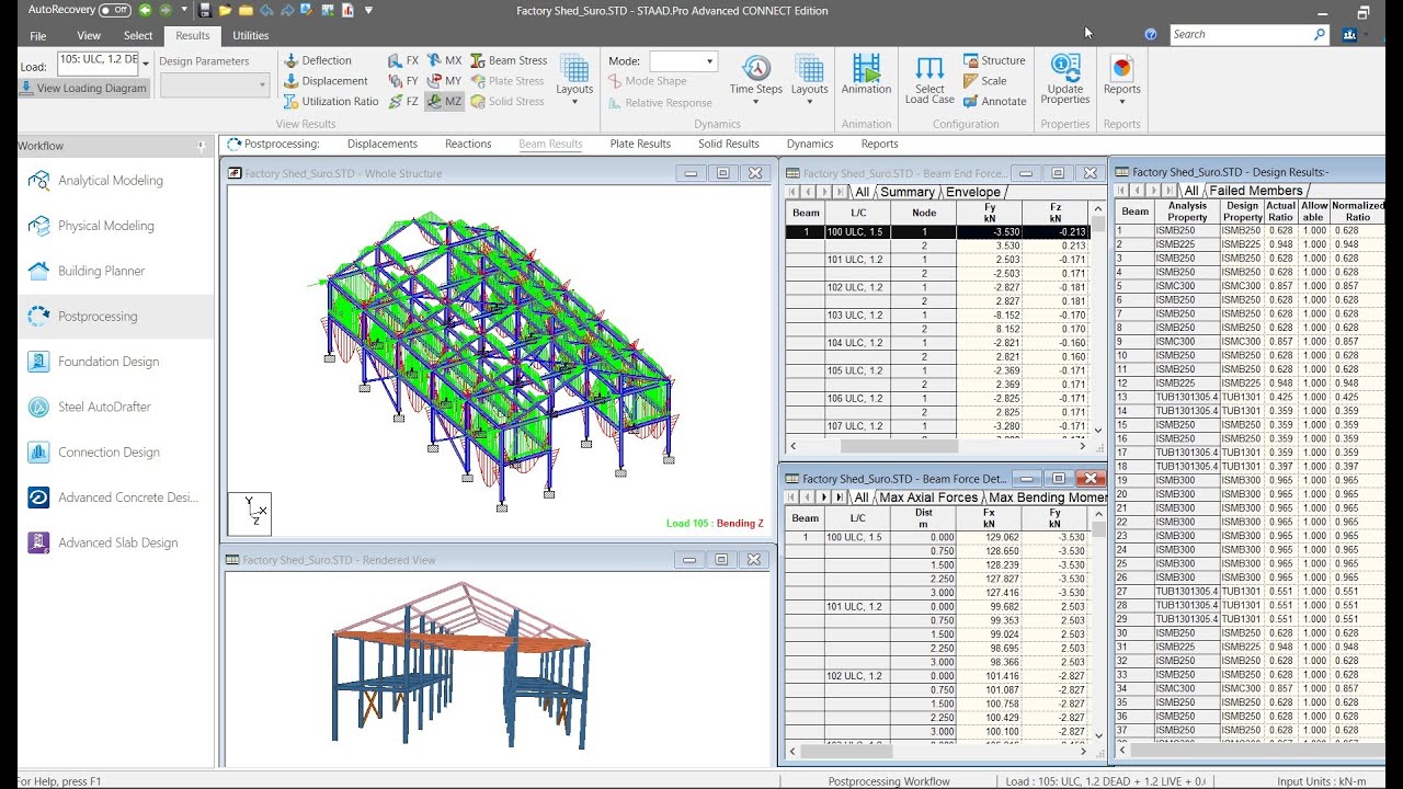 Implementation of IS800:2007 code in STAAD - Part 1: Stability Analysis & Tension Member Design