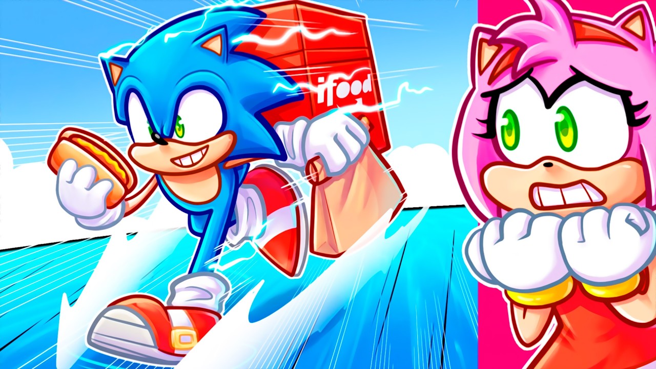 SONIC FAZ a  ENTREGA de COMIDA MAIS RAPIDA do MUNDO!