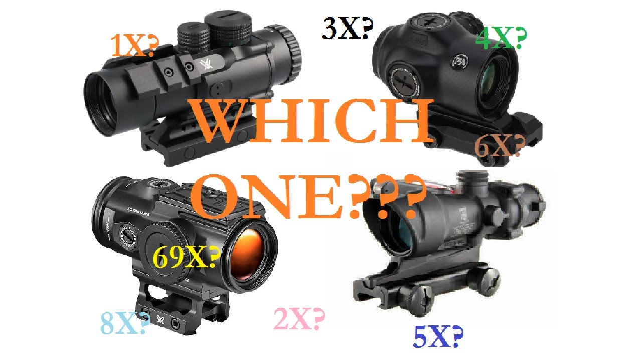 Prism Scope Magnification Selection