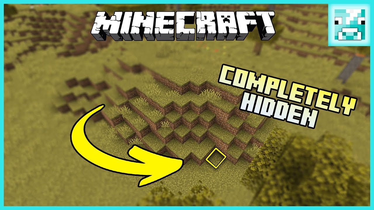 Minecraft: SECRET DOOR Entrance Tutorial (No Visible Redstone)