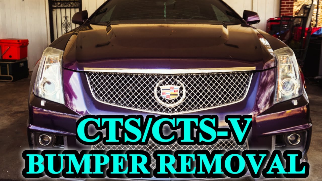 CTS-V/CTS: Bumper Removal