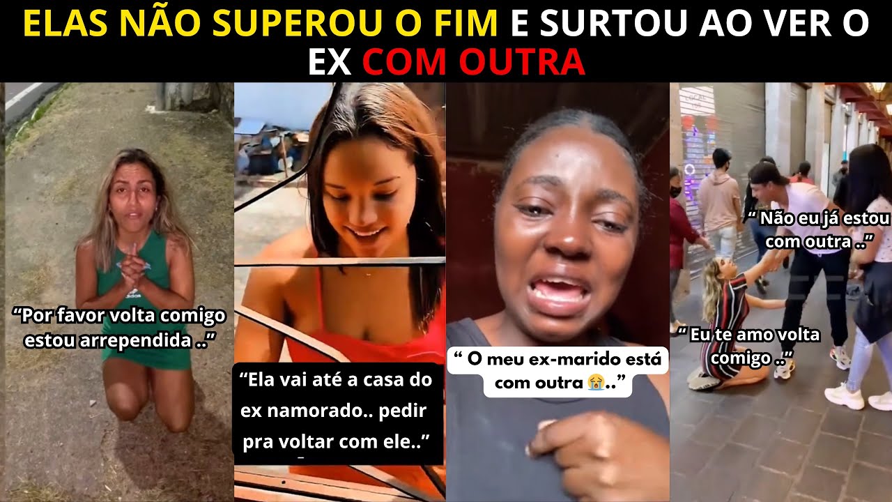 Quando acaba o relacionamento, Ela Não Aceita o Fim e surtar  ao Ver o Ex Feliz com Outra mulher 