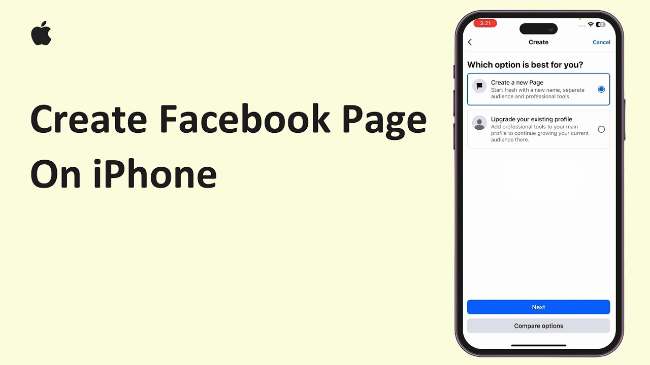 How To Create Facebook Page On iPhone 2026 | Create Business Page On Facebook iPhone App