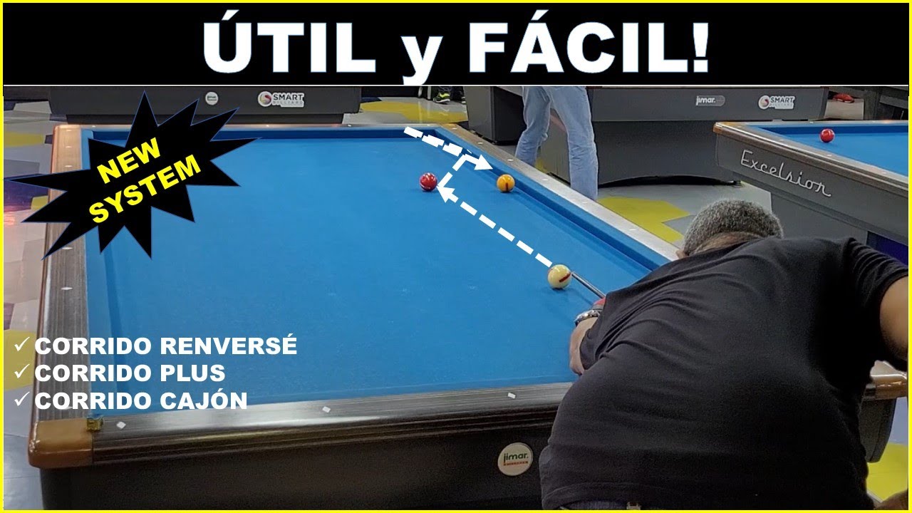Te SORPRENDERÁ lo que puedes hacer con este fácil SISTEMA | Billar a  Bandas | 3-Cushion Billiards